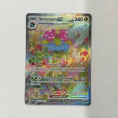 Pokemon TCG | 198/165 Venusaur EX Full Art Holo SIR - Scarlet & Violet 151 • $39.95