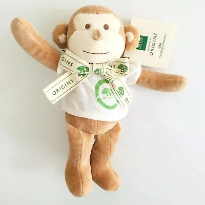 MiYim 9  Brown Tan ECO The Origins Monkey Plush Organic Plush NWT Baby Toy Lovey • $13.99