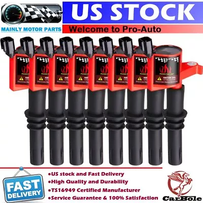 8 Pack DG511 Ignition Coil For Ford F150 5.4L V8 TRITON 2004 2005 2006 2007 2008 • $37.99