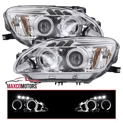 Projector Headlights Fits 2004-2009 Honda S2000 AP2 LED Halo Left+Right 04-09 • $149.07