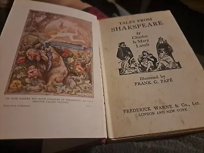 Tales From Shakespeare By Charles And Mary Lamb Illustrated Frank Papé Id:  • £8.99