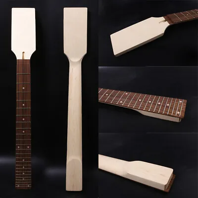 7String Maple Guitar Neck 24Fret 25.5inch Rosewood Fretboard Paddle Wide • $59