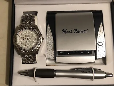 Mark Naimer Classic Style Watch Pen Calculator Set Brand New  • $11.99