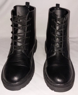 £9.50 • Buy  Women Black Lace Up Boots Size 4