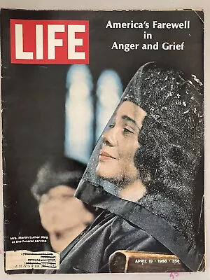 LIFE Magazine - Martin Luther King Funeral April 19 1968 Vintage • $9.99