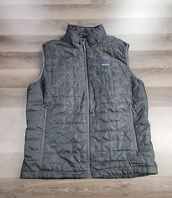 Patagonia Primaloft Nano Puff Vest Size XL Quilted Insulated Puffer Hiking Black • $89.95