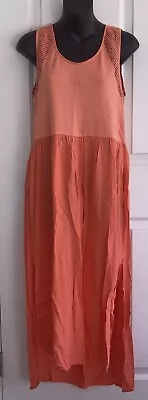 WITCHERY  Ladies Stretch Maxi Dress Sz XL 16. Sunset Orange • $8