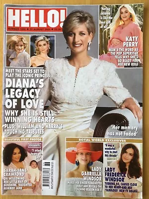 Hello! Magazine #1650 - 31 August 2020 - Diana 23 Years On - Katy Perry - • £8.50