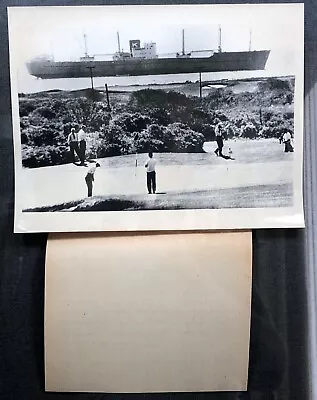 1957 International News Photo President Eisenhower Back On The Green Golfing • $15