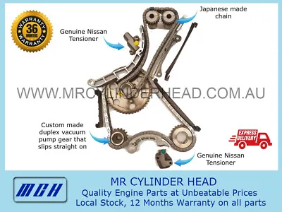 YD25 Duplex Timing Chain Kit Upgrade For Nissan Navara D22 D40 Pathfinder R51  • $1049.95