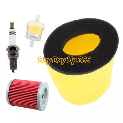 $11.85 • Buy Air Oil Filter Spark Plug For Suzuki King Quad 300 Quadrunner 250 Tune Up Kit
