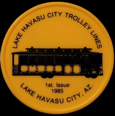 $0.99 • Buy Lake Havasu City Trolley-Lake Havasu City, Arizona Transit Token     AZ 375 B