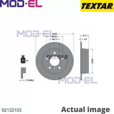 2x Brake Disc For Mercedes-benz A-class/monocab B-class Om640.941/942/940 2.0l  • £96