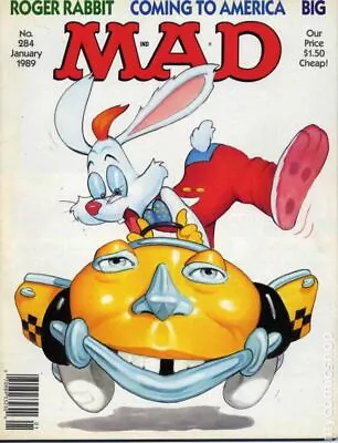 Mad Magazine #284 VG 1989 Stock Image Low Grade • $10