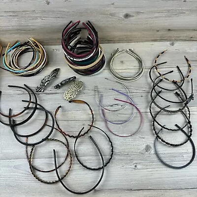 Lot Of 70 Vintage And Modern Headbands With 3 Barrettes • $39