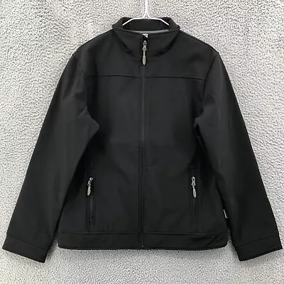 Volkswagen Jacket Coat Full Zip Landway Soft Shell Womens Size Medium Black 8166 • $29.98