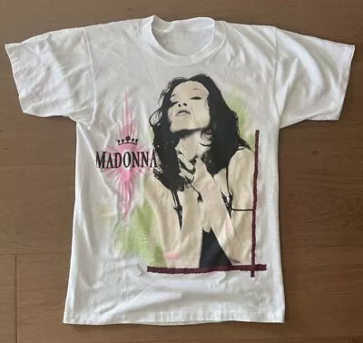 Madonna 1989 Like A Prayer Tour Concert *2side Shirt Funny Vintage Gift For Men • $32.99