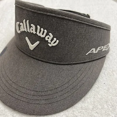 Callaway Tour Authentic High Crown Heather Grey Men One Size Visor Rogue ST Apex • $27.78
