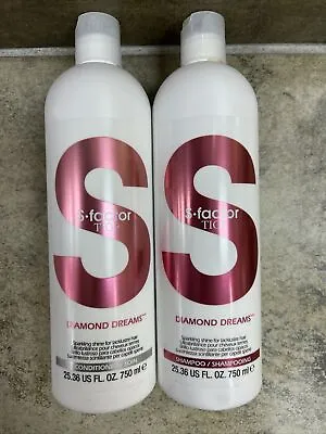 Tigi S Factor Diamond Dreams Shampoo & Conditioner 25 Oz Duo Rare • $84.55