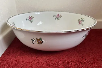Sampson Bridgwood & Son Vintage Antique Roses Design Basin Bowl • £25