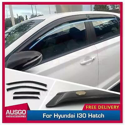 AUSGO Luxury Weather Shields For Hyundai I30 PD Series Hatch 2017-Onwards • $65.31