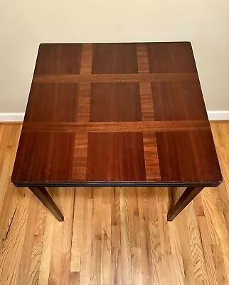 Antique 1940s CONSIDER H. WILLET. Inc Folding Card Table • $450