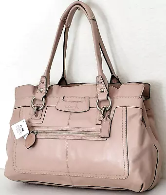 🌞coach Penelope Z20902 Shell Parchment Pink Leather Large Shopper Tote Bag🌺nwt • $204.59