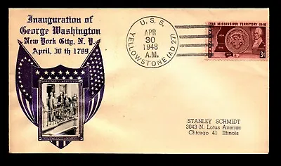 1948 USS Yellowstone / G Washington Inauguration Event Crosby Cachet - L20041 • $5.99