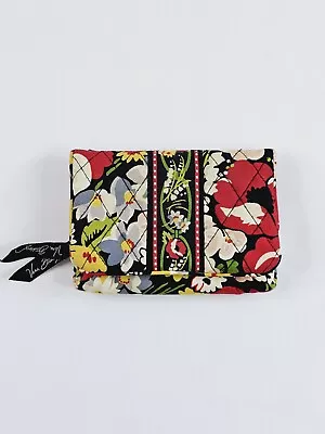 Vera Bradley Poppy Fields One For The Money Wallet Coin Purse Magnetic Closure • $14.20