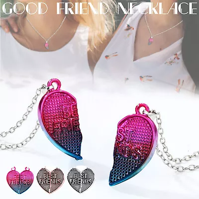 Necklace Womens Children's Gradient Love Necklace A Pair Of Magnetite Splicing • $2.18