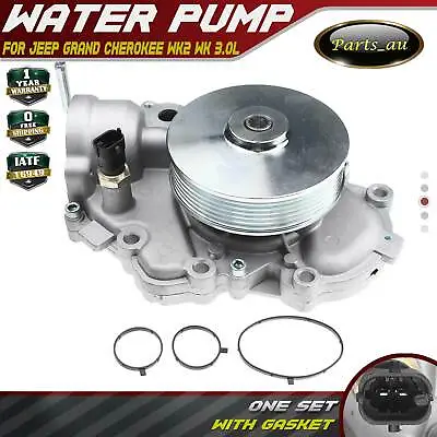 Water Pump With Gasket For Jeep Grand Cherokee WK2 WK 3.0L CRD 2011-2021 Diesel • $119.99