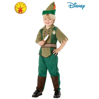 Rubie's Licensed Disney Peter Pan Child Costume 3 X Sizes **FREE DELIVERY** • $58.95