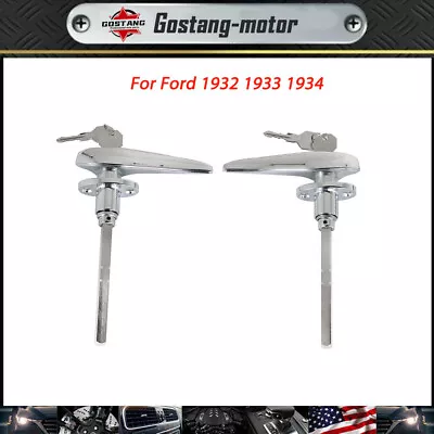 Outside Locking Door Handles For Matching Locks For 1932-1934 Ford 3 Window • $32.73