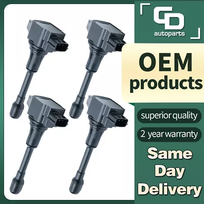 $38.73 • Buy UF549 4X Ignition Coils For Nissan Sentra Altima Cube Rogue Infiniti FX50 2.5L