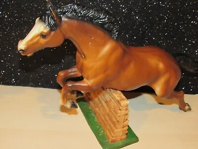 Vintage Breyer Horse 1970s Jumping Horse Model 300 StoneWall Round Mark Mold USA • $22.99