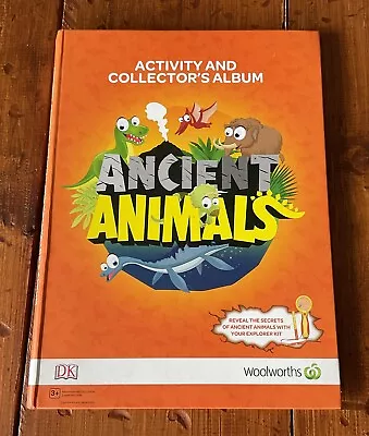WOOLWORTHS ANCIENT ANIMALS Complete Set Of Cards In Display Case 2015 FREE POST • $29