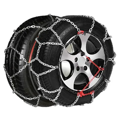 Set Of 2 Snow Chains For Car SUV Pickup Trucks Car Adjustable Snow Tire Chains • $44.49