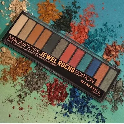 RIMMEL Magnif'eyes JEWEL ROCKS Eye Contouring Eyeshadow Palette 009 • £4.39