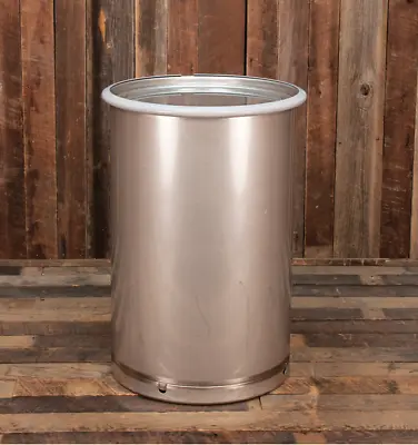 30 Gallon Stainless Steel Drum Barrel Sanitary Seamless Open Top New • $519