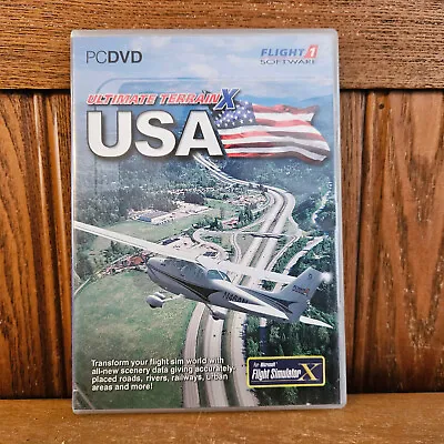 Ultimate Terrain X USA Microsoft Flight Simulator X PC DVD. • $19.95