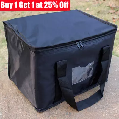 Large Food Delivery Insulated Bags Pizza Takeaway Thermal Warm/cold Bag Ruck Uk • £7.84
