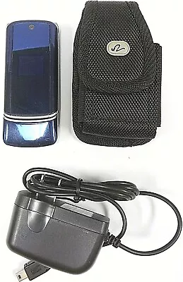 Motorola KRZR K1 - Blue And Silver ( AT&T ) Cellular Flip Phone - Bundled • $28.04