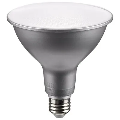 SATCO S11588 - 13.3 Watt PAR38 LED BULB - CCT Selectable - Silver Finish (12 PK) • $159.99