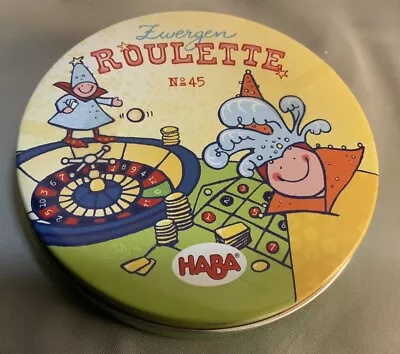 HABA Zwergen ROULETTE No. 45 Game In A Tin - 2-4 Players.  New Germany • $14