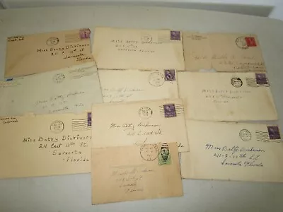 Lot Of 10 Vintage 1940's Handwritten Letters From US Army Men Or Friends • $27.97