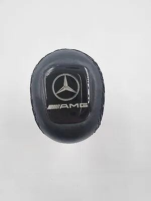 Mercedes Amg Black Leather Gear Shift Knob W210 W202 W203 W163 ML320 ML420 ML55 • $42.90
