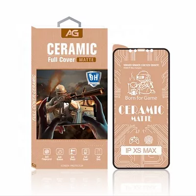 $9.95 • Buy Ceramic MATTE Screen Protector For IPhone 13/12/X/XR/XS Max/11 Pro Max/12 Mini