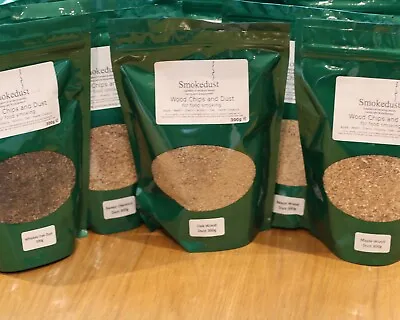 300g Wood Chips & Dust - For Food Smoking (Alder Is 250g)  • £3.99