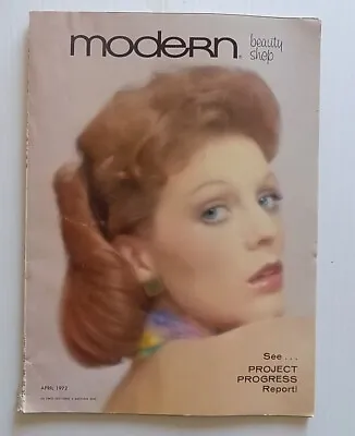 April 1972 Modern Beauty Shop Magazine Hairstyles • $14.99