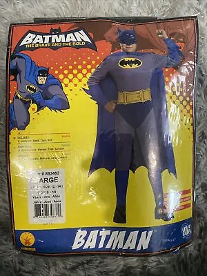 Batman Costume Kids Boys Brave & Bold Fancy Dress Superhero Childs DC Comic • £12.99